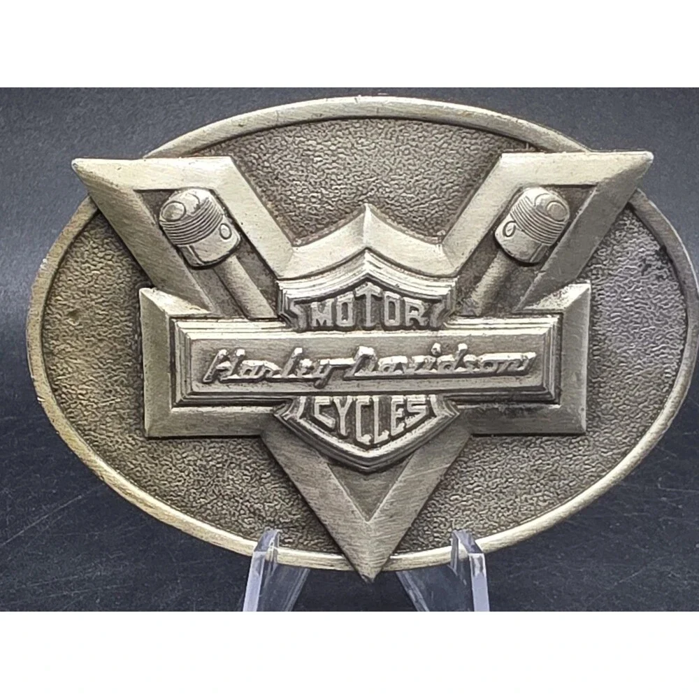 Vintage 1983 Harley Davidson Belt Buckle
